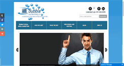Desktop Screenshot of bubblesocialmediamarketing.com